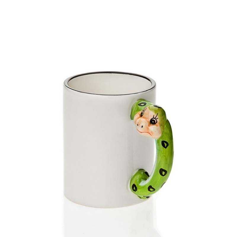 Snake handle mug