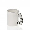 Snow Leopard handle mug