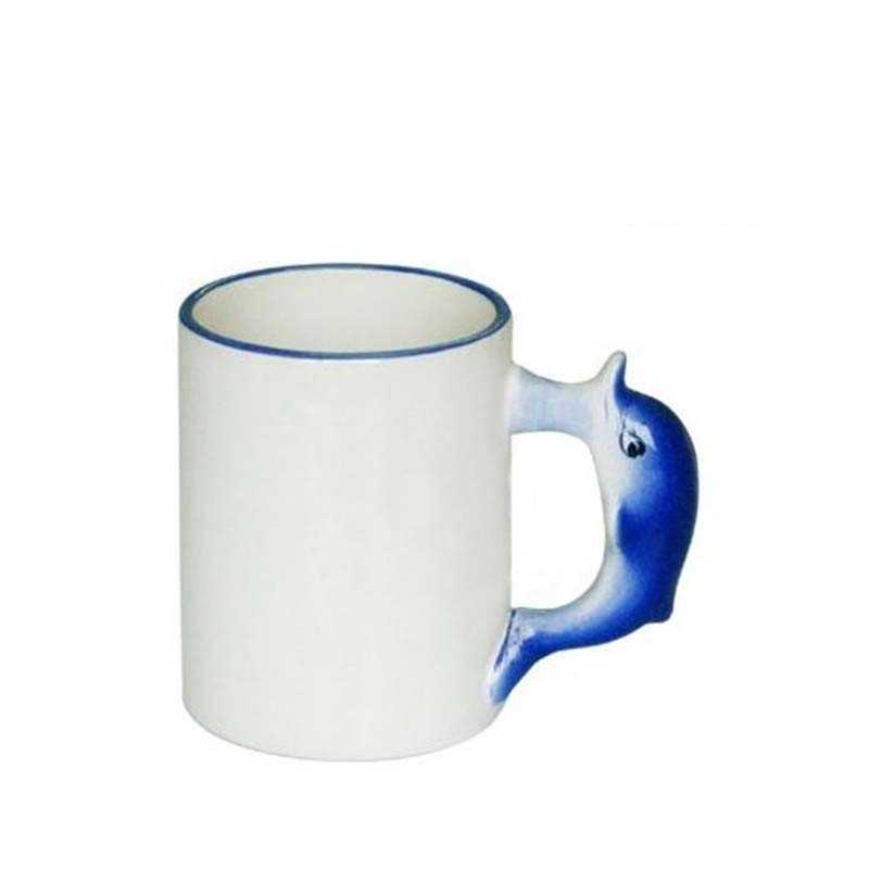 Dolphin handle mug