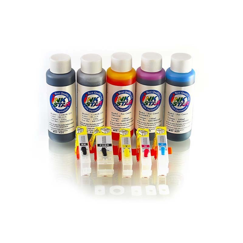 Cartuchos de tinta recargables para Canon IP4600 Cartuchos de tinta recargables para Canon IP4600