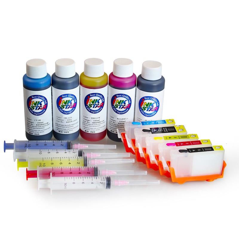 CARTUCCIA RICARICABILE PER CANON PGI-5BK CLI-8BK CLI-8Y CLI-8M CLI-8C CARTUCCIA RICARICABILE PER CANON PGI-5BK CLI-8BK CLI-8Y CLI-8M CLI-8C