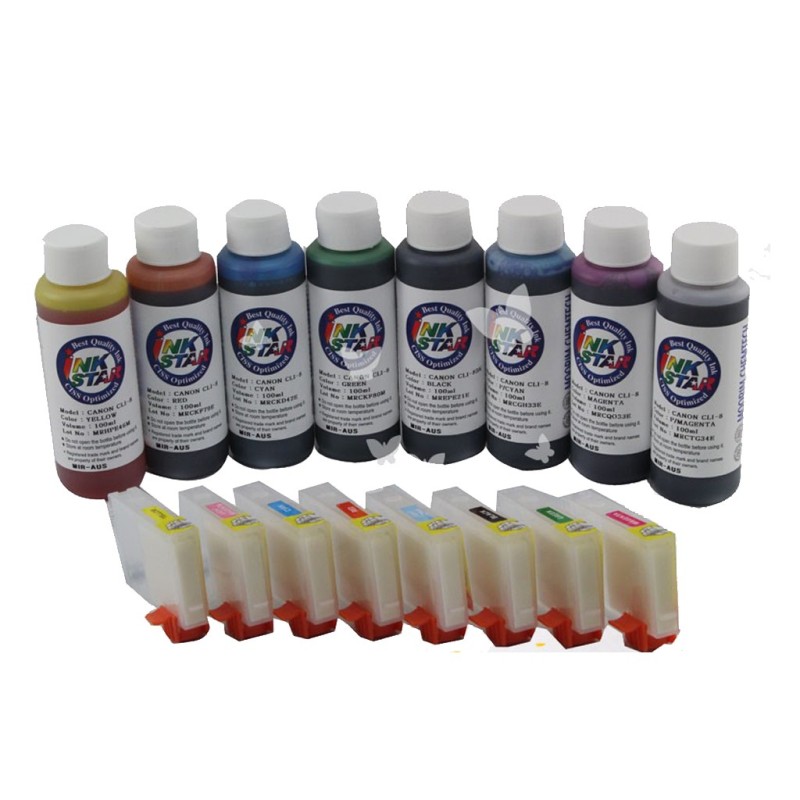 CARTUCHOS recargables para CANON i9950 pro 9000 CARTUCHOS recargables para CANON i9950 pro 9000