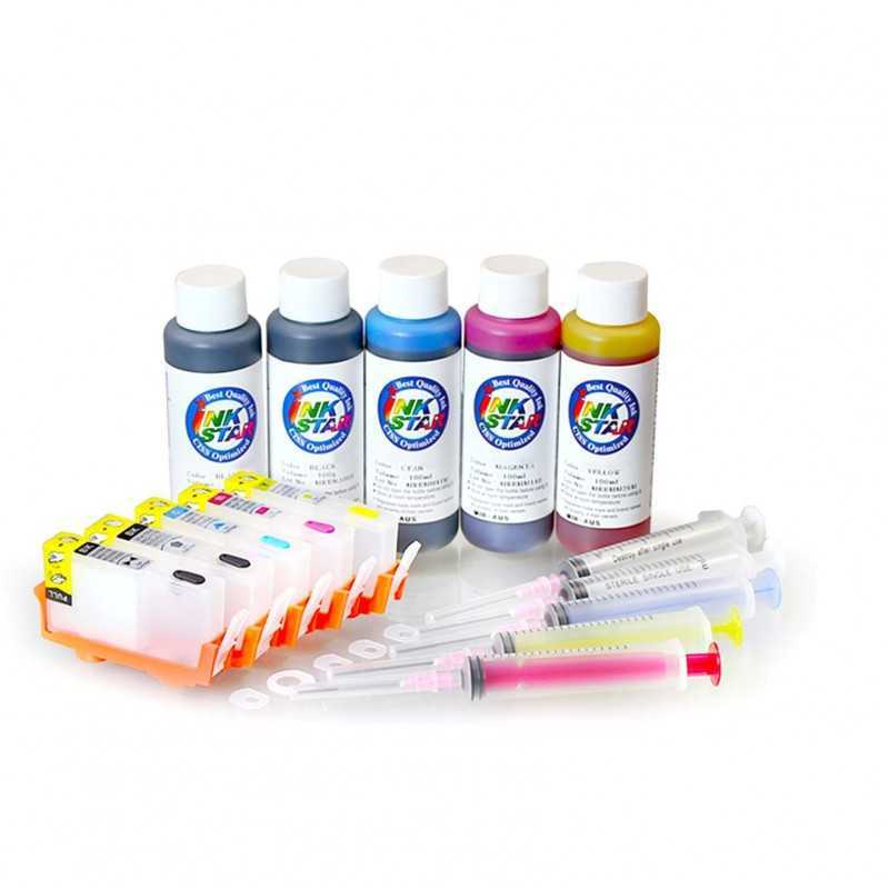 מחסנית הדיו פעמי HP 564 5 cartrudges מחסנית הדיו פעמי HP 564 5 cartrudges