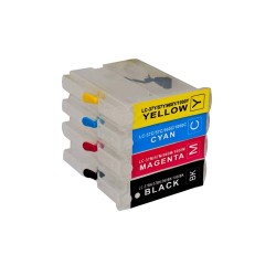 Refillable ink cartridges for Brother LC37