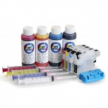 Refillable ink cartridges compatible with Brother MFC-J5720DW