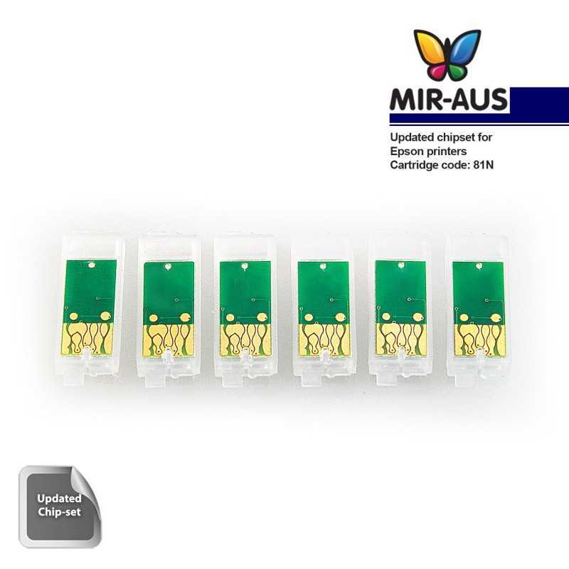 Chip-set for refillable cartridges for Epson 81N 