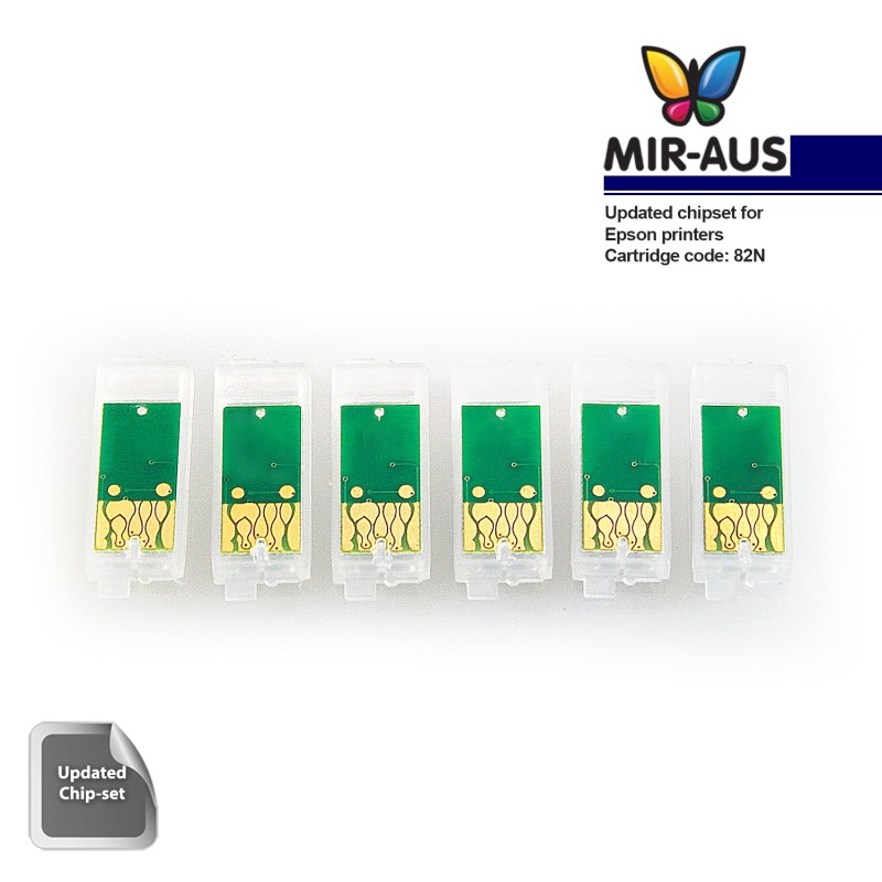 Chip-set for refillable cartridges for Epson 82N