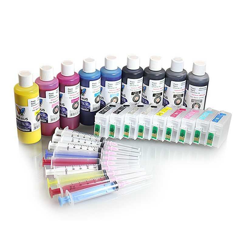Refillable ink cartridge use for EPSON R3000