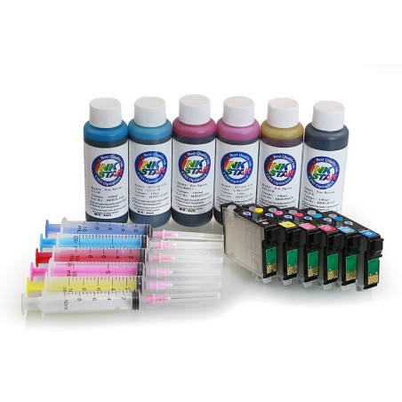 Refillable ink cartridge for Epson Artisan 1430 A+B