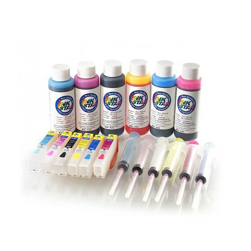 מחסניות דיו למילוי חוזר מתאים Epson ביטוי צילום XP-950 950 מחסניות דיו למילוי חוזר מתאים Epson ביטוי צילום XP-950 950