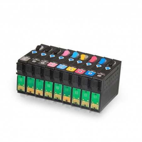 Refillable ink cartridge EPSON R2880 9 colours