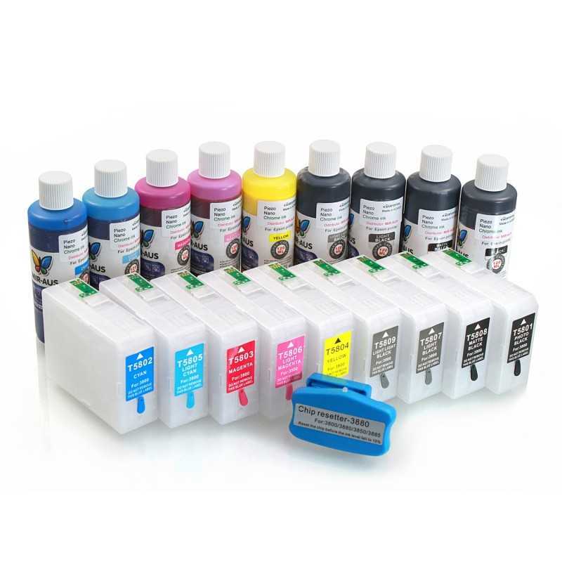 Cartouches rechargeables pour Epson 3880 Cartouches rechargeables pour Epson 3880