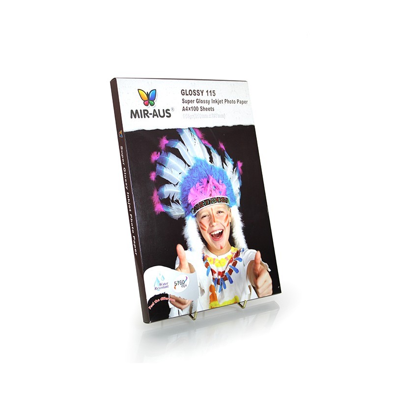 Carta di alta Glossy Inkjet Photo a4 115g Super 100 fogli Carta di alta Glossy Inkjet Photo a4 115g Super 100 fogli