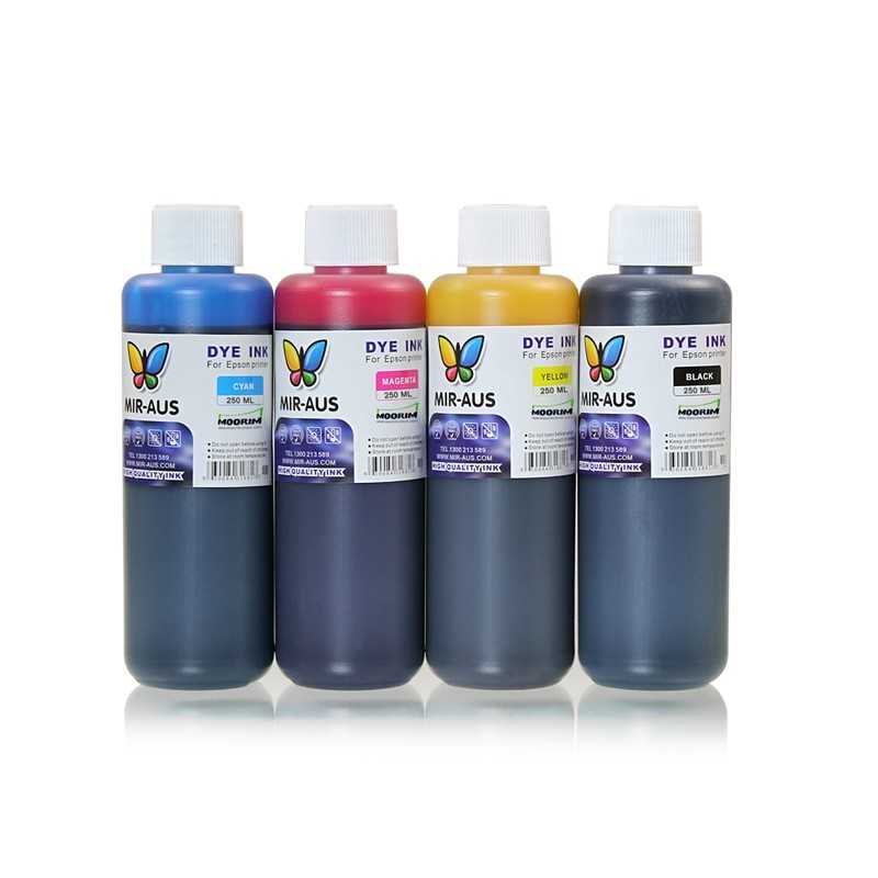 4x250ml الحبر القابلة لإعادة الملء لطابعات epson 4x250ml الحبر القابلة لإعادة الملء لطابعات epson