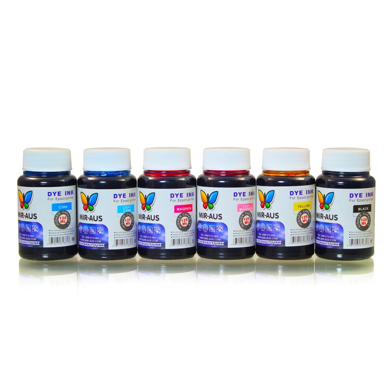 120 ml 6 cores tintas para impressoras Epson 120 ml 6 cores tintas para impressoras Epson