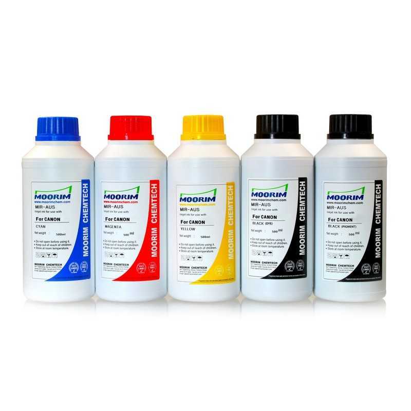 500 ml 5 colours dye/pigment ink for Canon 650-651