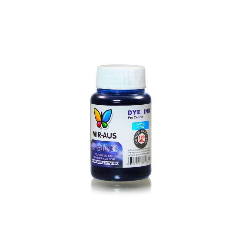 120 ml de tinta corante ciano de foto para Canon BCI-6 BCI-3-9 IGP IGP-7 120 ml de tinta corante ciano de foto para Canon BCI-6 BCI-3-9 IGP IGP-7
