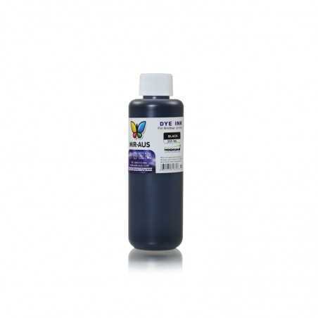 Black refillable dye ink 250ml for Brother printers