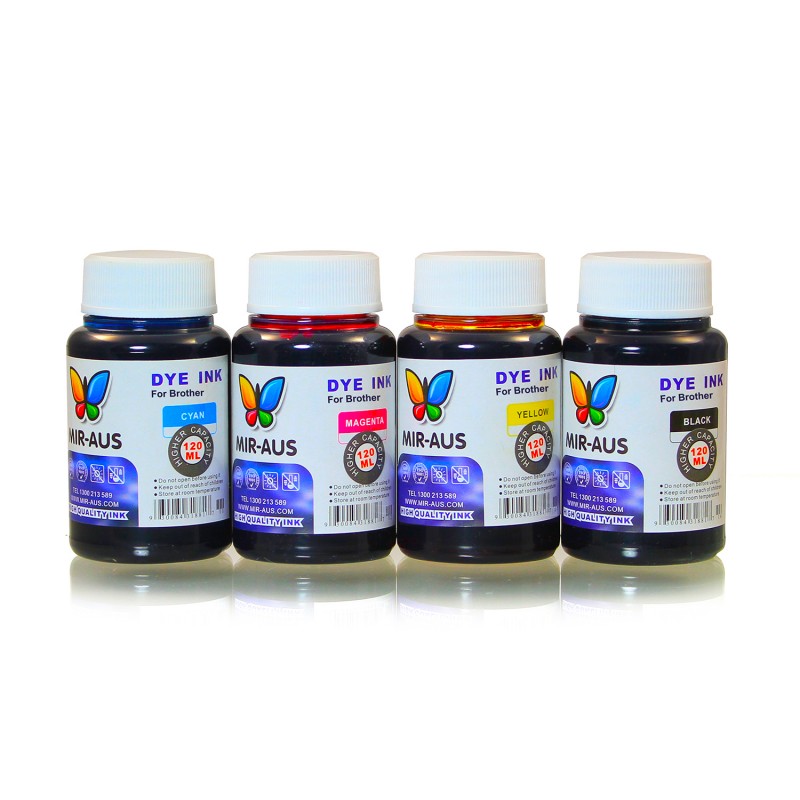 Mencari 4 warna 120 ml tinta printer Brother isi ulang