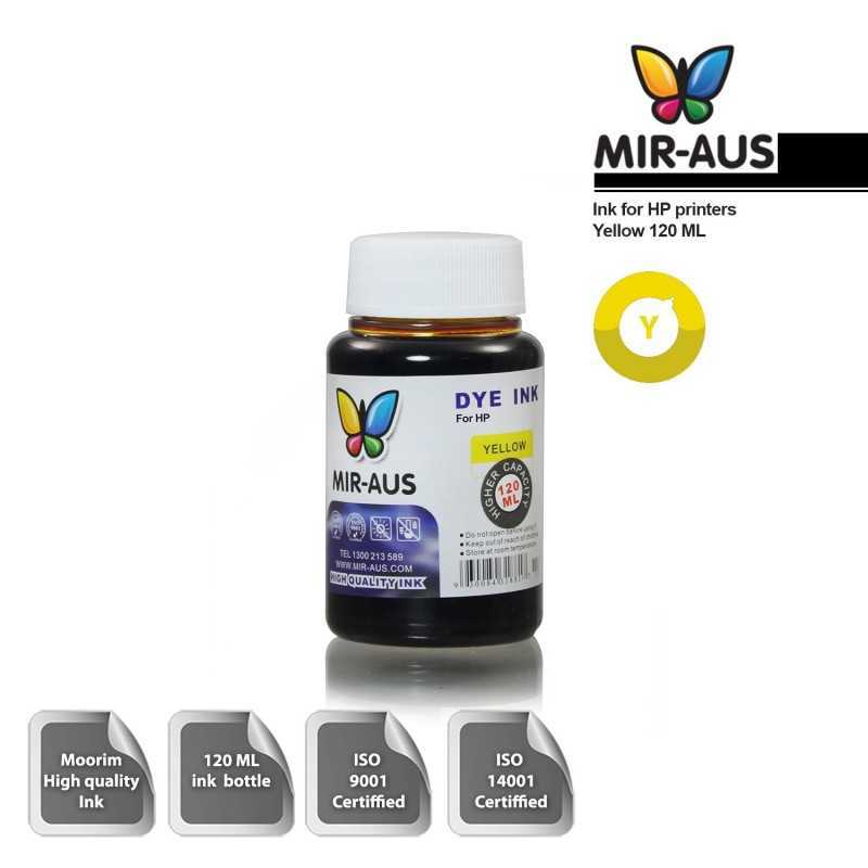 120 ml Yellow dye ink for HP printers