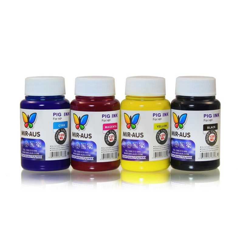 120 ml 4 Colours pigment ink for HP printers