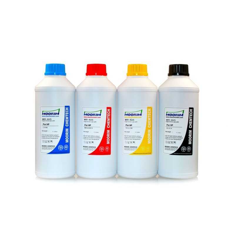 1 Litre 4 Colours dye ink for HP printers