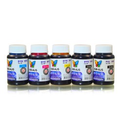 120 ml 5 Colours dye/pigment ink for HP printers