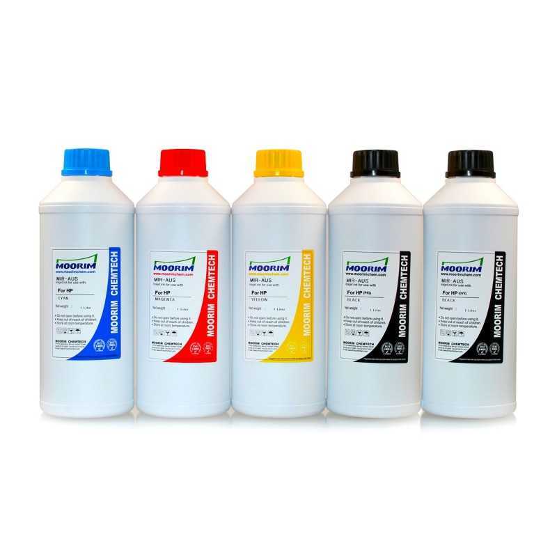 1 Litre 5 Colours dye/pigment ink for HP printers