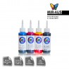 100 ml 4 Colours dye/pigment ink for HP printers