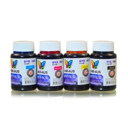 120 ml 4 Colours dye/pigment ink for HP printers