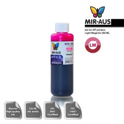 250 ml Light magenta dye ink for HP printers