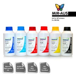 500 ml 6 Colours dye ink for HP printers