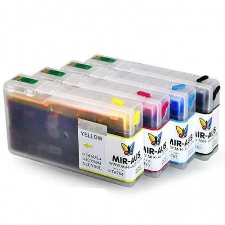 Dye Refillable ink cartridges for Epson WorkForce Pro WP-4590