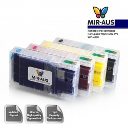 Refillable pigment ink cartridges for Epson WorkForce Pro WP-4090