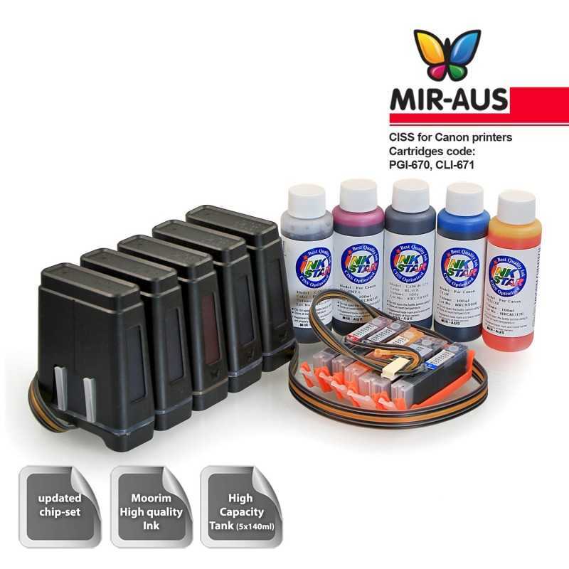 Ink Supply System CISS for Canon TS5060