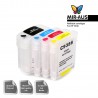 Refillable ink cartridges for HP 18 88