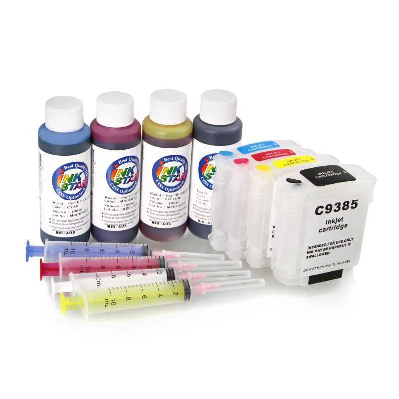Refillable ink cartridges for HP 18 88