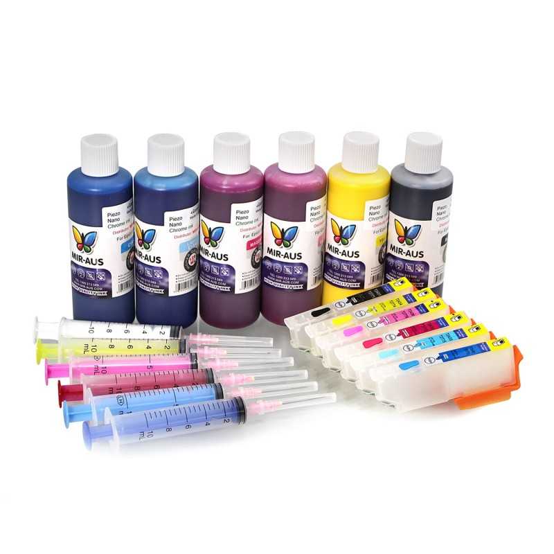 Pigment refillable ink cartridges for Epson Expression Photo XP-860