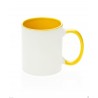 Ceramic Mug Inner Handle Yellow 48 pieces