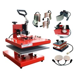 MIR-AUS 6-in-1 Multi-funktionale Transferpresse