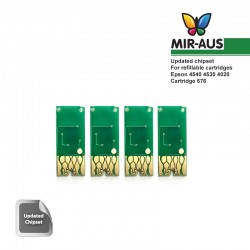 Chip-set for refillable cartridges for Epson 4540 4530 4020