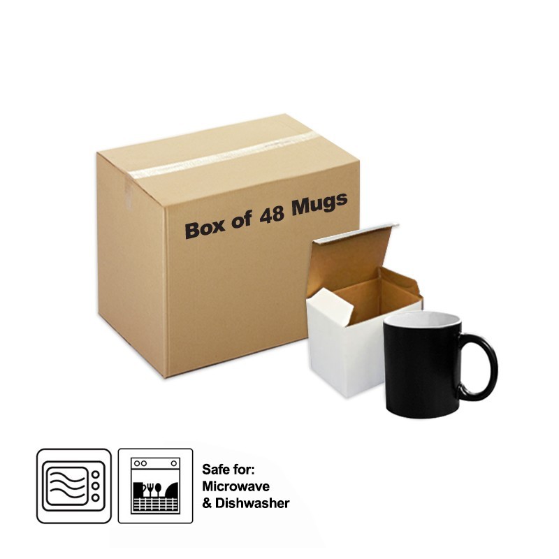 Mug changeant de couleur noir Mug changeant de couleur noir