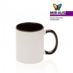 Sublimation Ceramic Mug Inner Handle Black 48 pieces