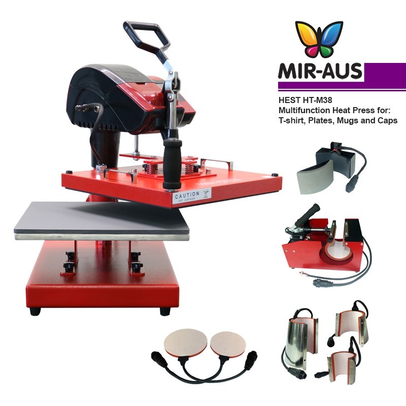 heat press Hest HT-M38 8-in-1 Multi-functional 38x38cm