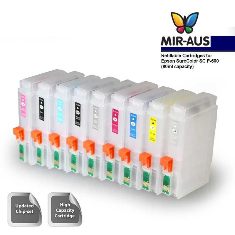 Refillable high capacity 180ml ink cartridge  for EPSON  
