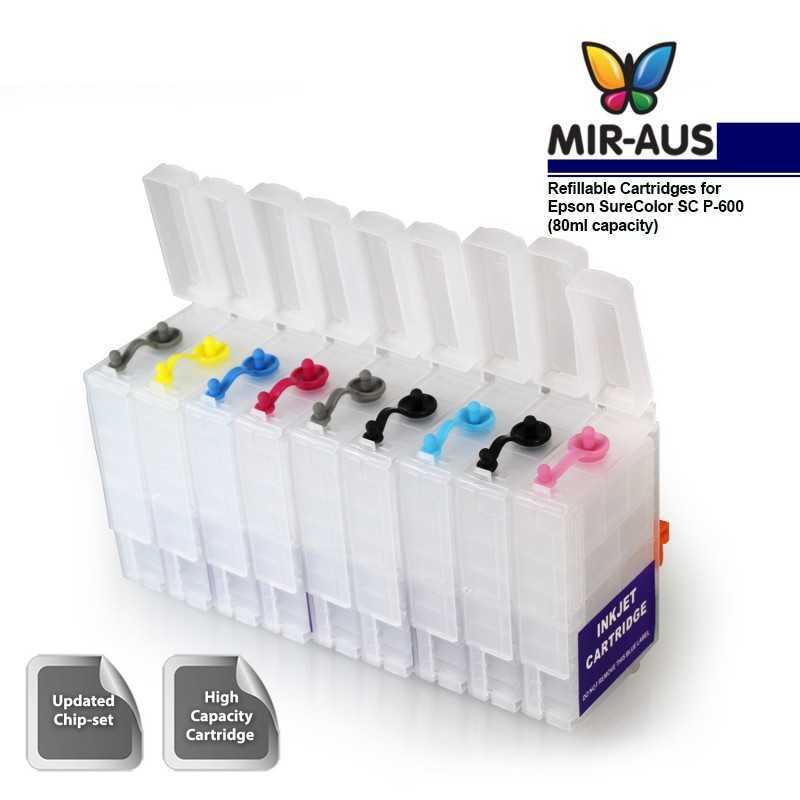Refillable high capacity 180ml ink cartridge  for EPSON  