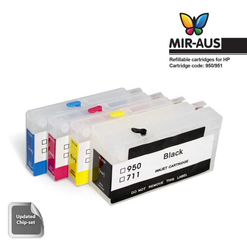 Refillable cartridges for HP Officejet Pro 251dw