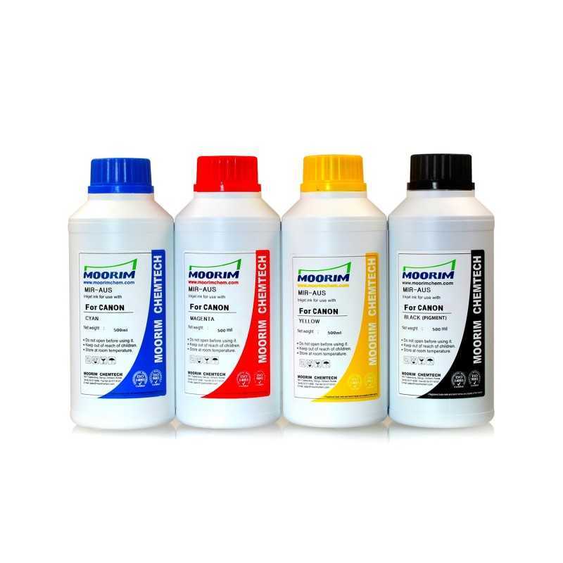 4 x 500ml dye/pigment ink for Canon G2600, 3600, 4600