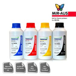 4 x 500ml dye/pigment ink for Canon G2600, 3600, 4600
