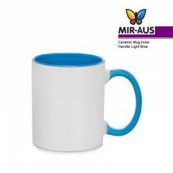 Ceramic Mug Inner Handle Blue 48 pieces